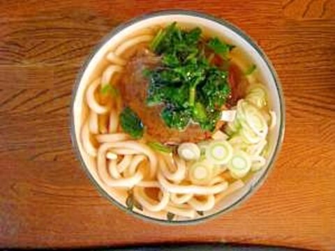 ハンバーグうどん